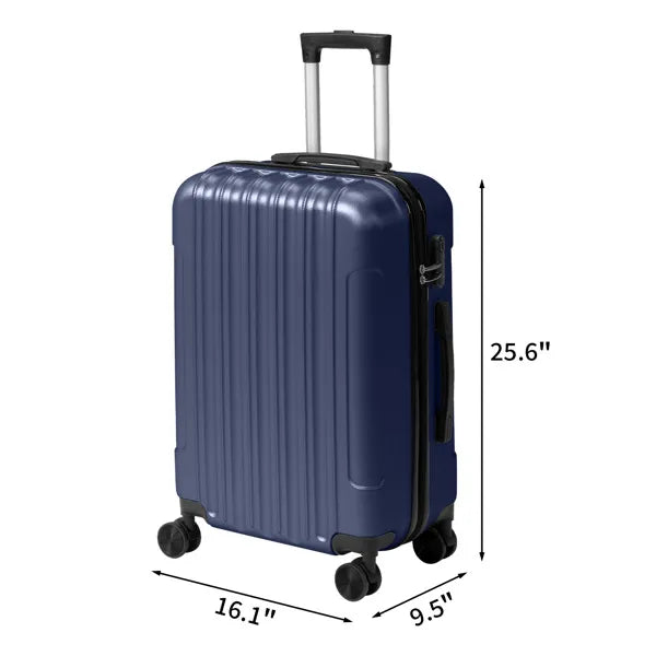 Three-in-one Textured Matte Finish, Non-TSA Customs Lock, 28-inch