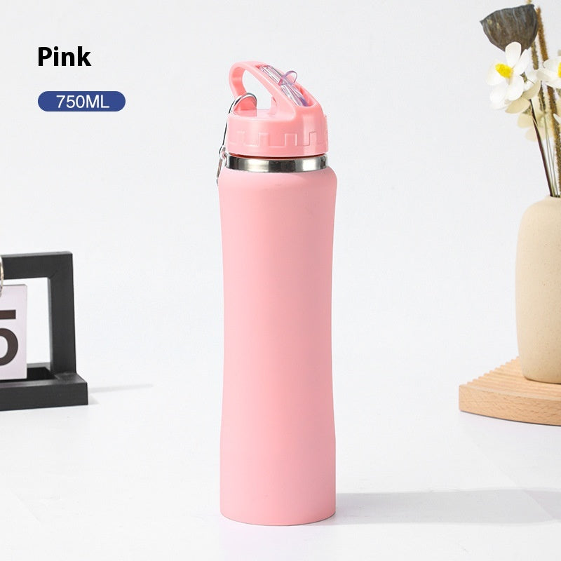 Double-Layer Stainless Steel Insulated Travel Mug - 500ML-750ML Portable Cup
