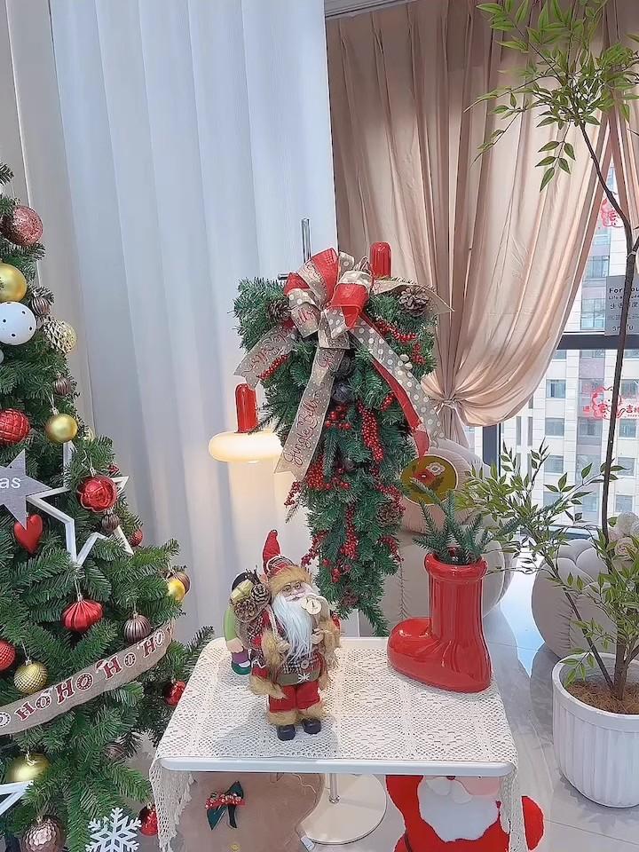 1PC Christmas Door Hanging Decoration - Holiday Accessory