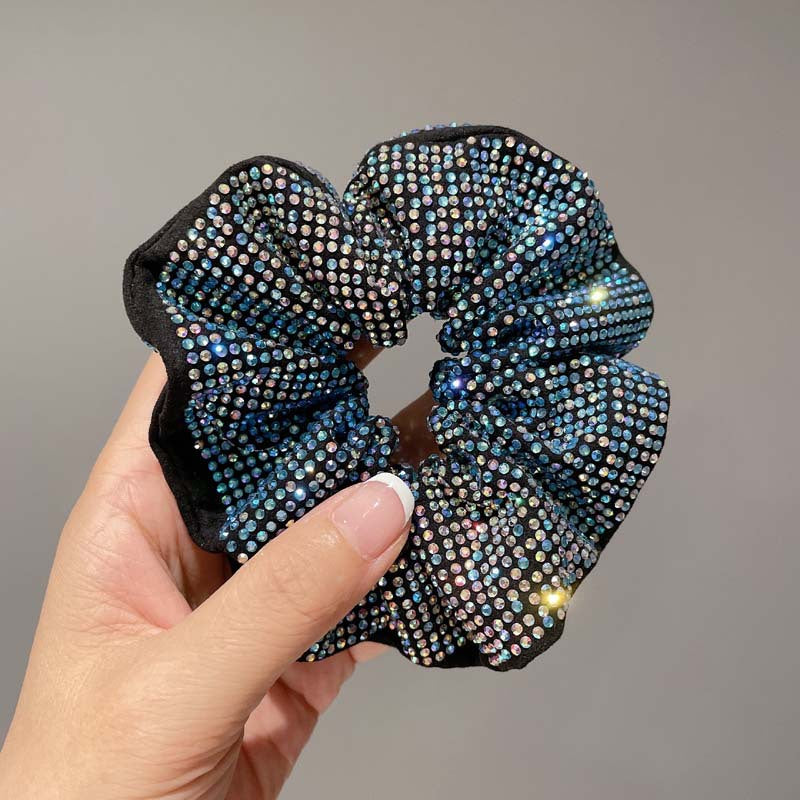Polka Dot Rhinestone Hairpin Headband