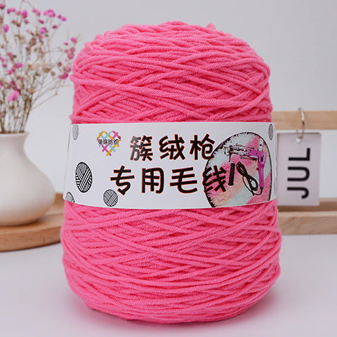 Handmade Wool Tufting Yarn for DIY Carpet Crafting – Long-Staple Cotton Wool