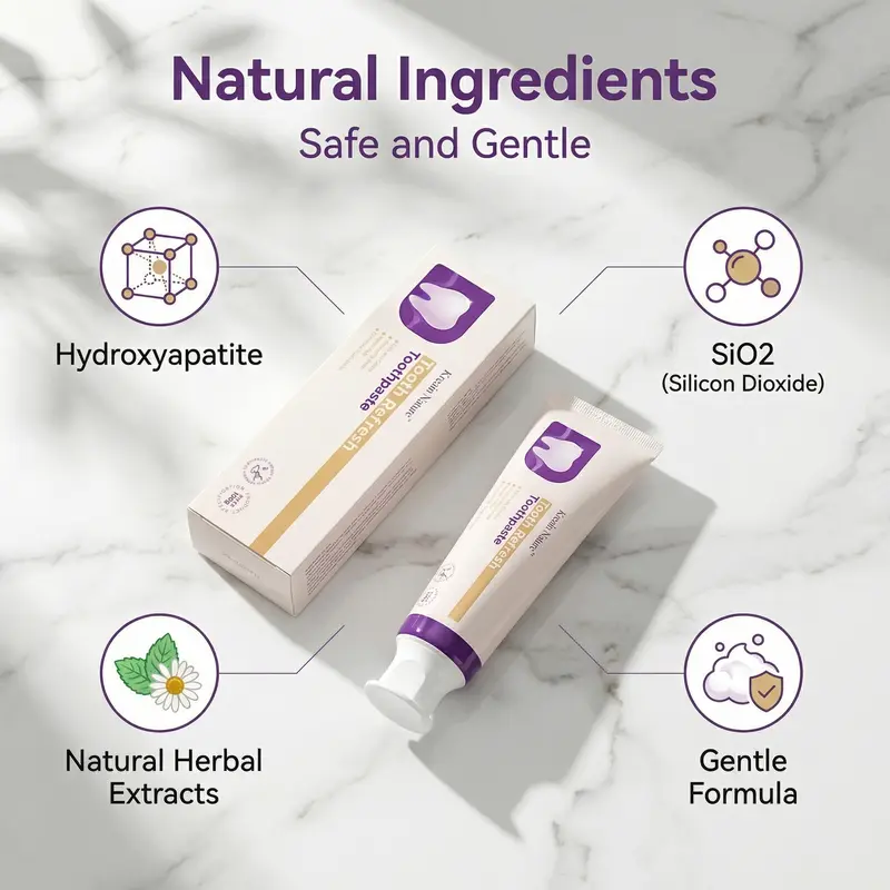 Natural Daily Toothpaste - Hydroxyapatite Whitening & Sensitive Care