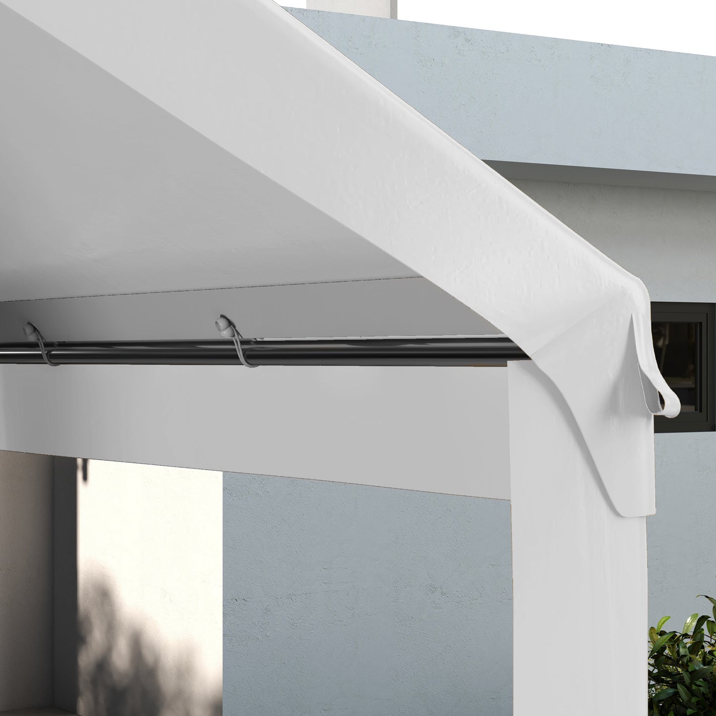 10x20ft UV Resistant Carport Canopy Replacement Cover - White