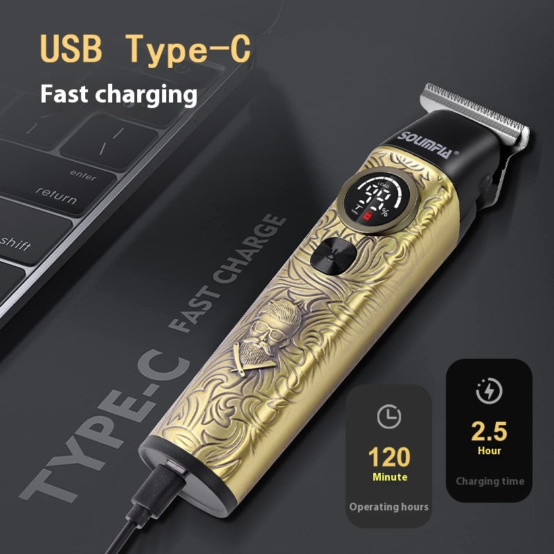 Digital Hair Clipper - Professional Salon Carving Trimmer