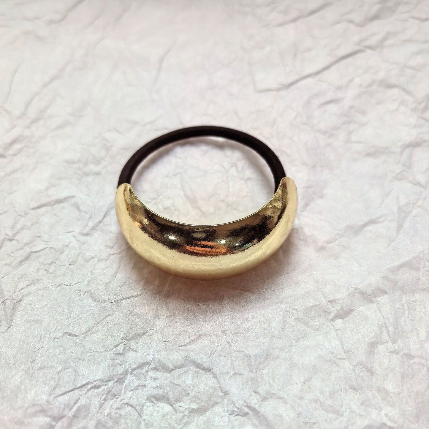 Minimalist Alloy Hair Ring Set - Semi-Curved Hair Accessories for Elegant Styling