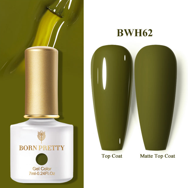One-Color Gel Nail Polish 7ml - Long-Lasting, Non-Toxic, Professional & Home Use