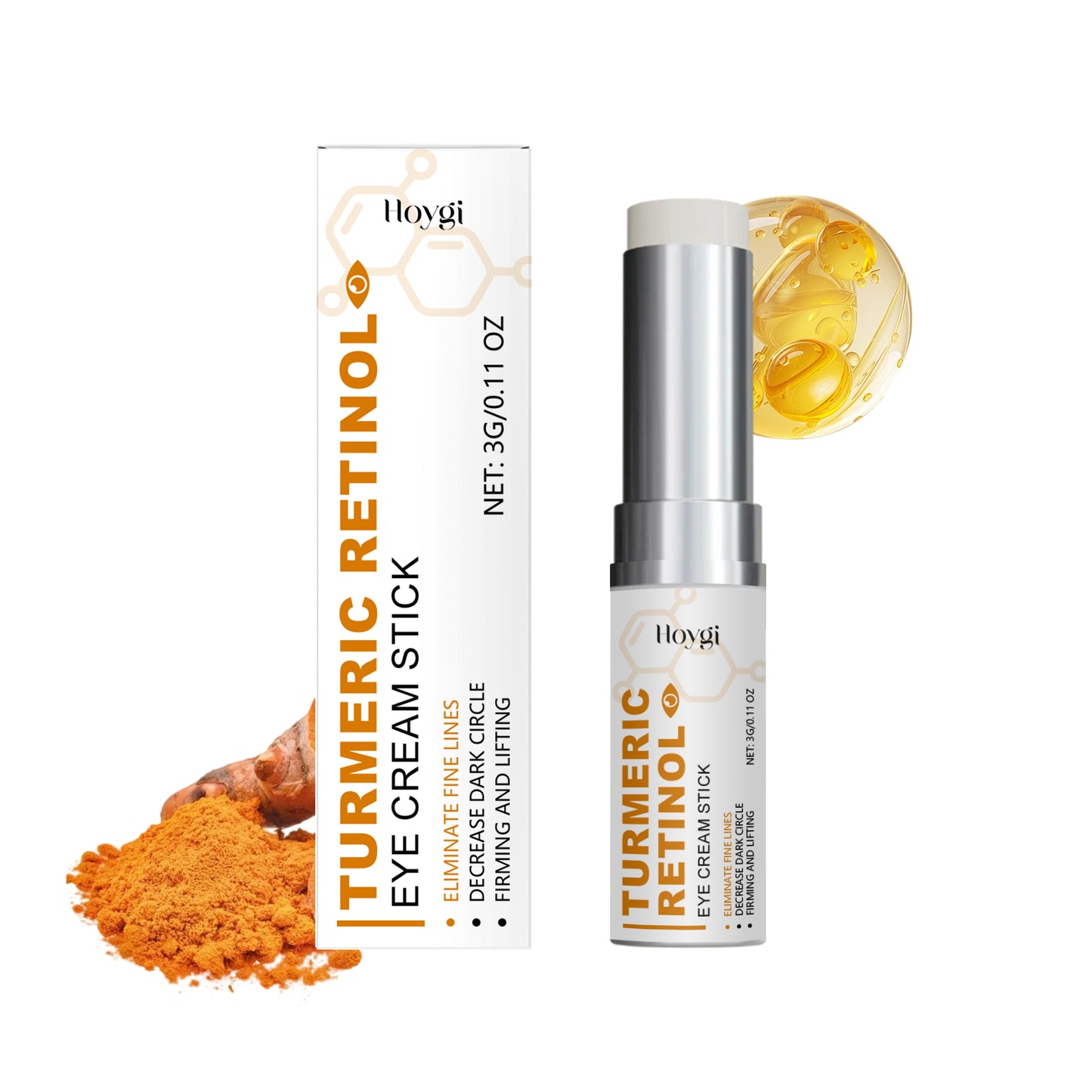 Retinol Eye Cream Stick - Moisturizing Anti-Aging Eye Treatment