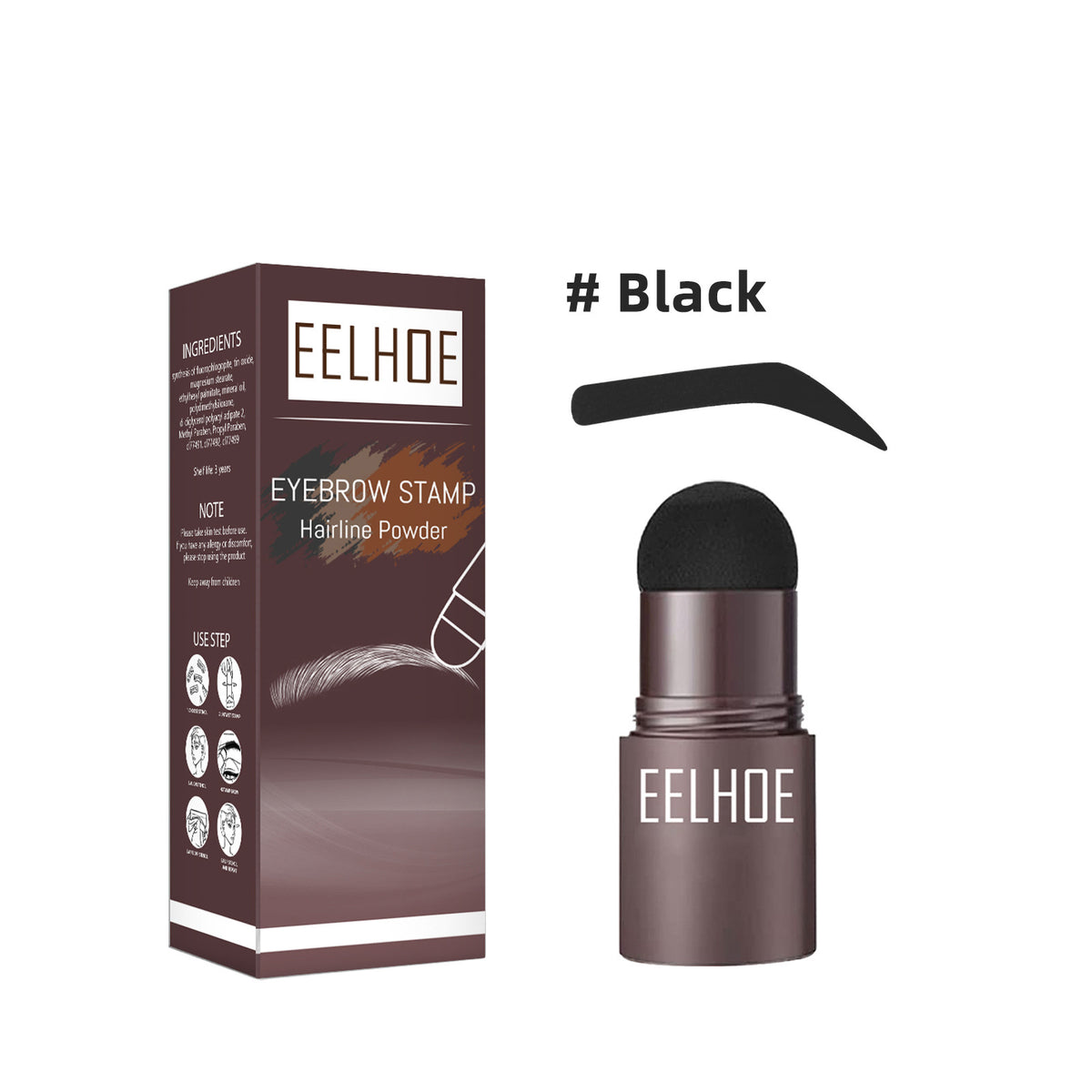 One Step Eyebrow Shaping Kit with Stencils & Brow Gel - Multiple Colors