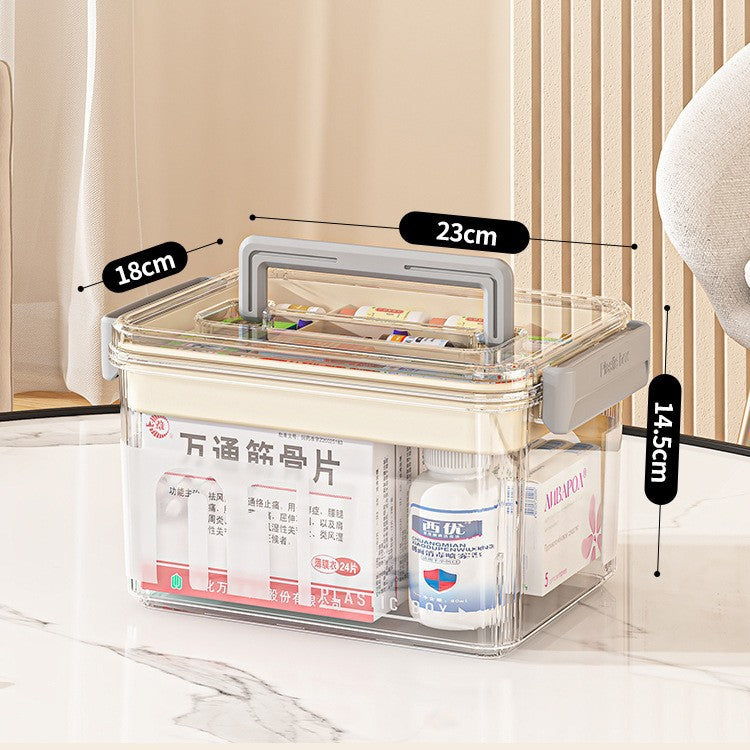 Multi-Tier Large-Capacity Plastic Storage Box - Household Organizer