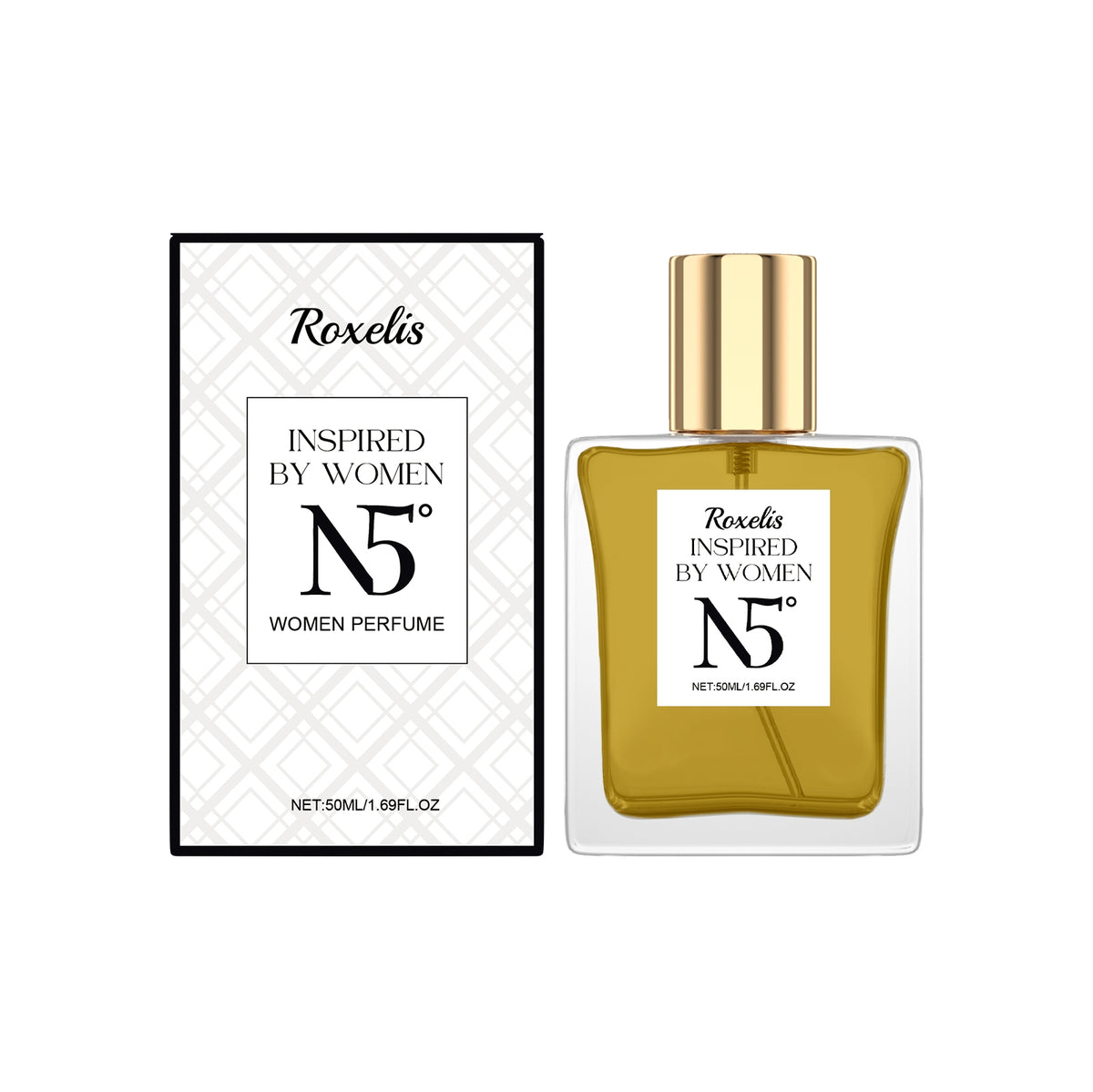 Women's 50ml Natural Scent Perfume with Vanilla and Jasmine Extracts