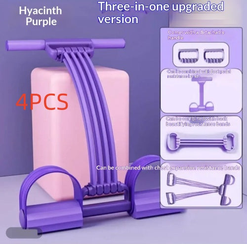 Adjustable Foot-Operated Resistance Trainer for Fitness & Massage