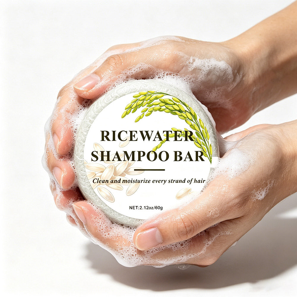Rice Shampoo Bar 60g - Gentle Hair & Body Care