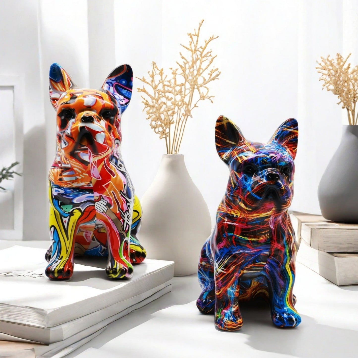 Modern Minimalist French Figurine Home Decor for Wine Cabinets