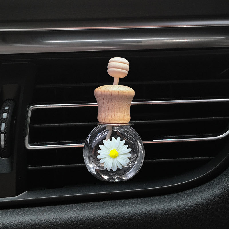 Small Daisy Flower Car Aromatherapy Diffuser Clip - Interior Decor Gift