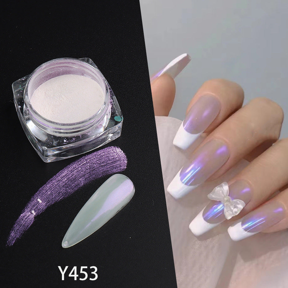 Aurora Pearl Moonlight Powder Nail Art Decorations - DIY Nail Embellishments