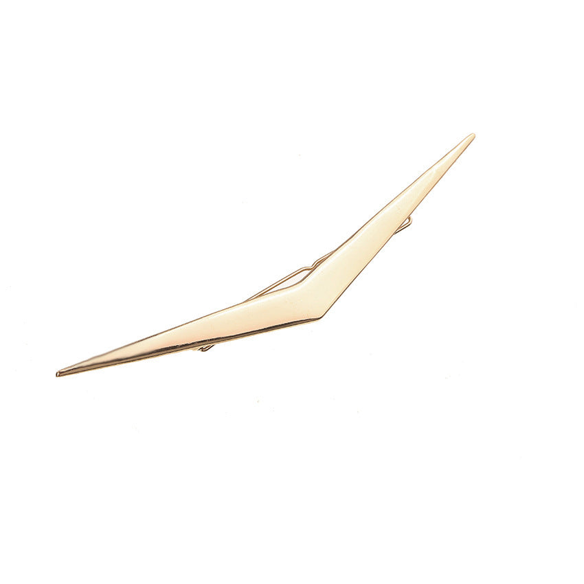 Retro Exaggerated Feather Leaf Hairpin Korean Style Hair Accessory