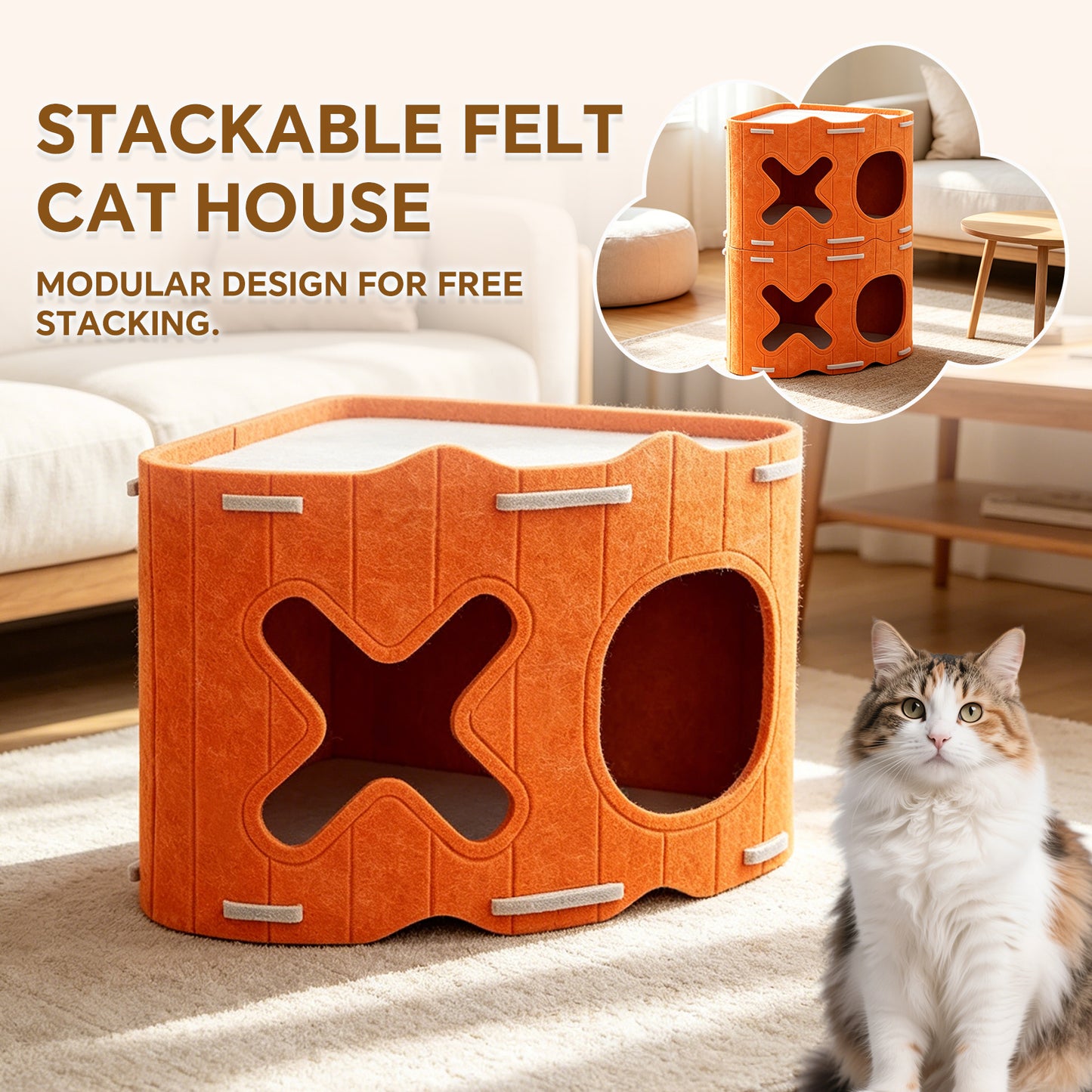 Multi-layer Stackable Cat Bed for Pet Houses & Cages - Self Pickup Only