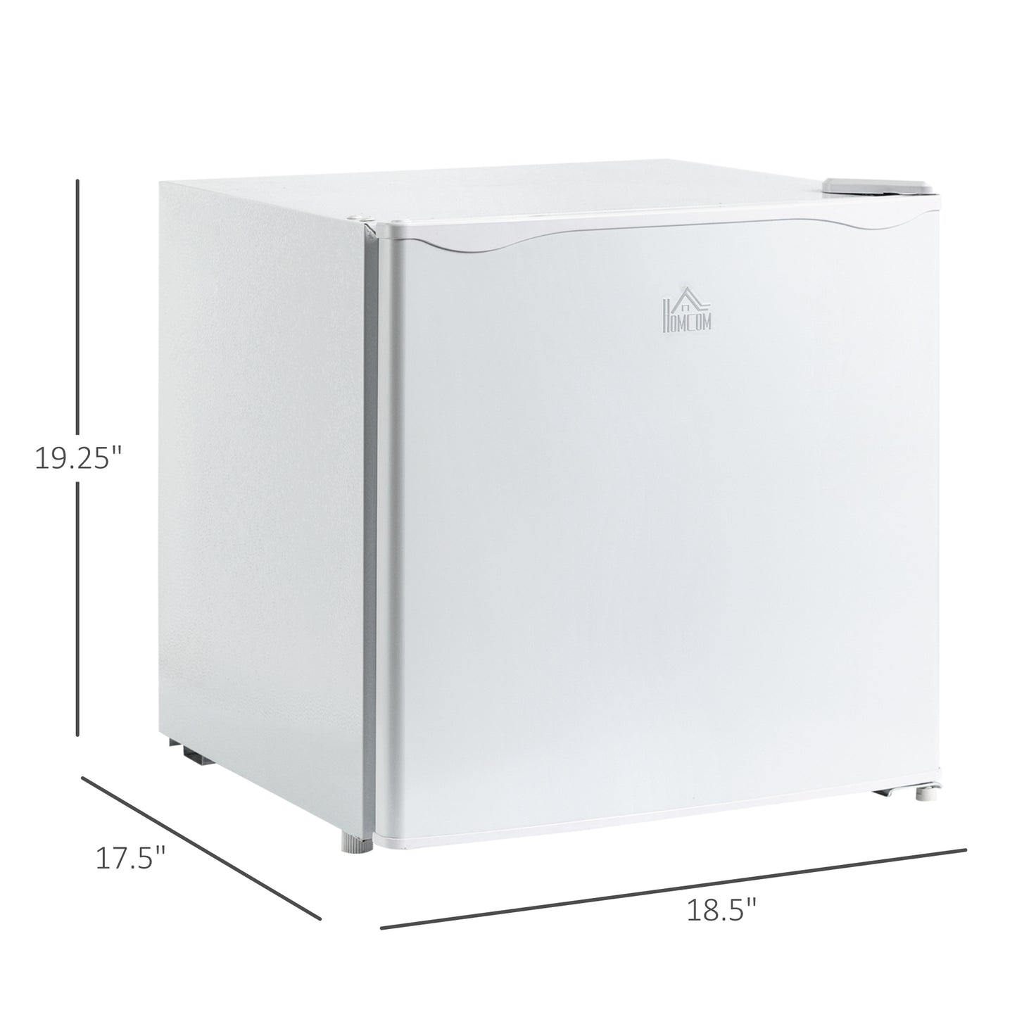 1.1 Cu Ft Compact Countertop Freezer - White, Removable Shelves, Energy Efficient