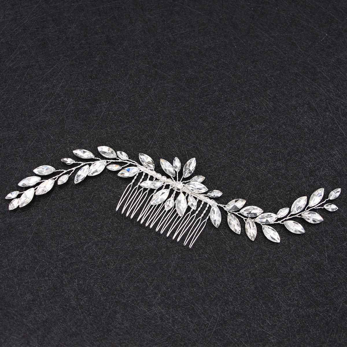 Rhinestone Bridal Headdress with Wire