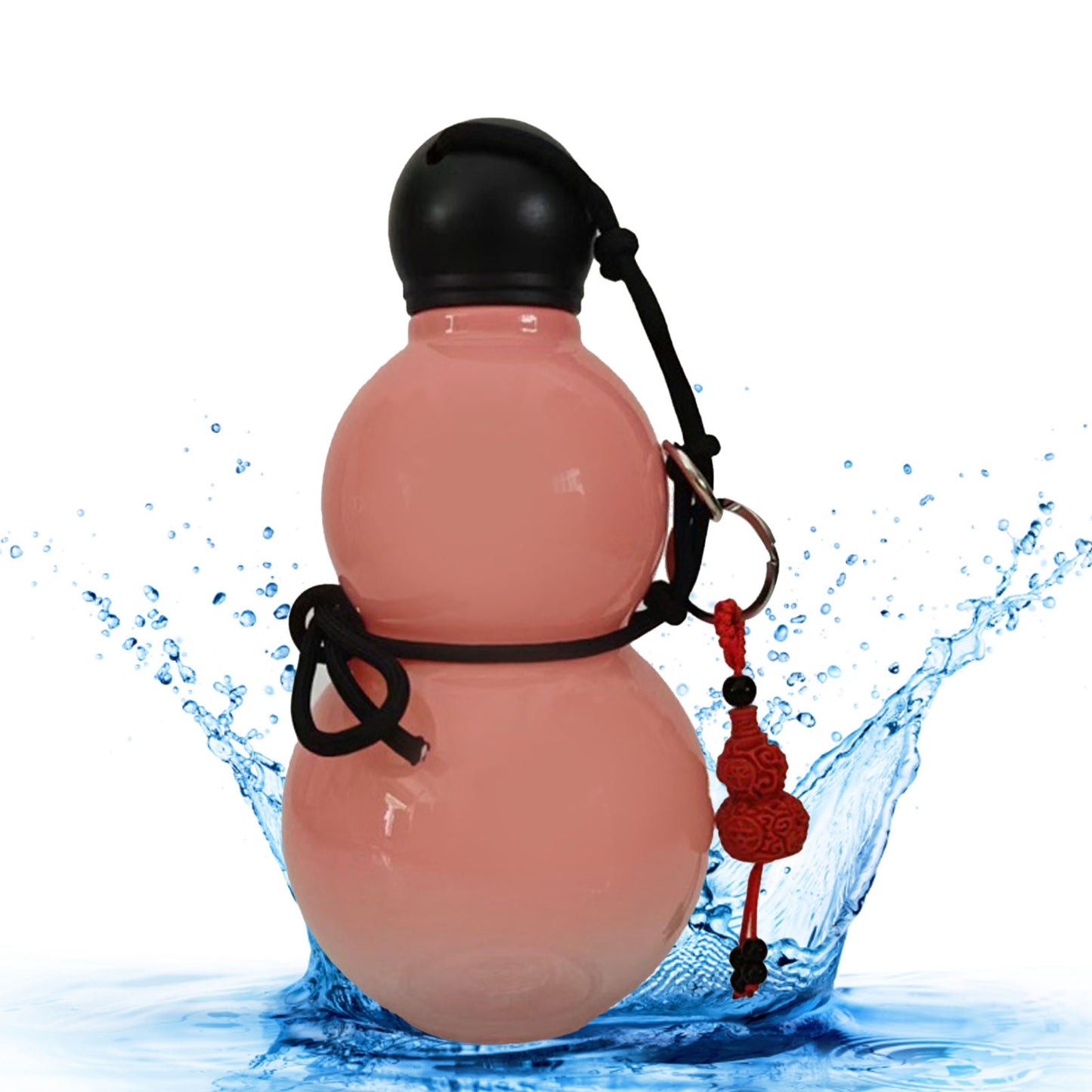 Gourd Style Insulated Water Bottle - 800ml Portable Drinkware