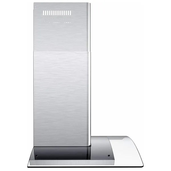 30-Inch Wall Mount Range Hood 450CFM with Tempered Glass, 3-Speed Fan & LEDs