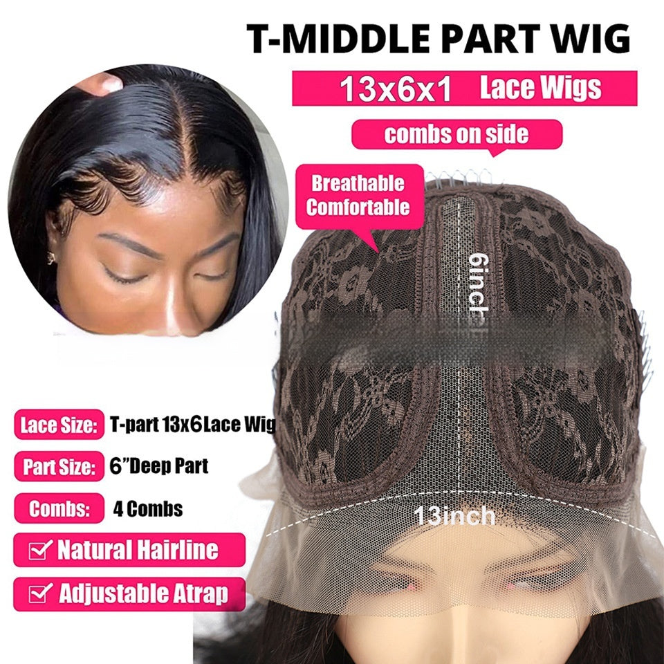 Real Human Hair Wig with Lace Cap - Multiple Styles & Lengths