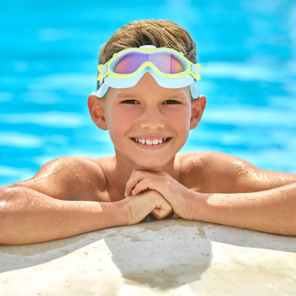 Kids Swim Goggles with Ear Plugs - Anti-Fog UV Protection