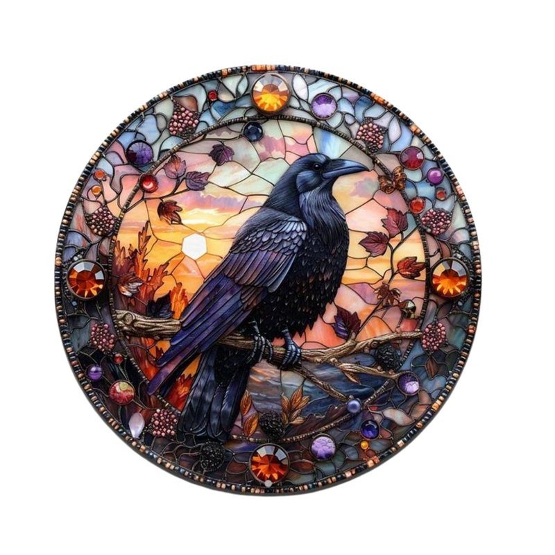 Round Aluminum Wall Decor Pendant - Multiple Styles & Sizes