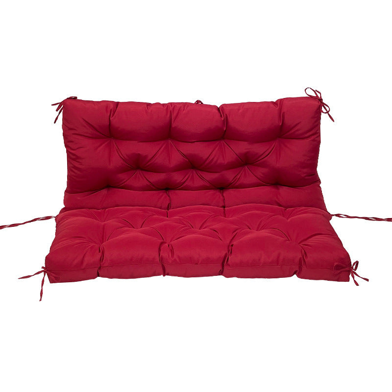 Outdoor Swing Cushions 2-3 Seater Waterproof Bench Pad with Anti-Slip Straps - Multiple Colors