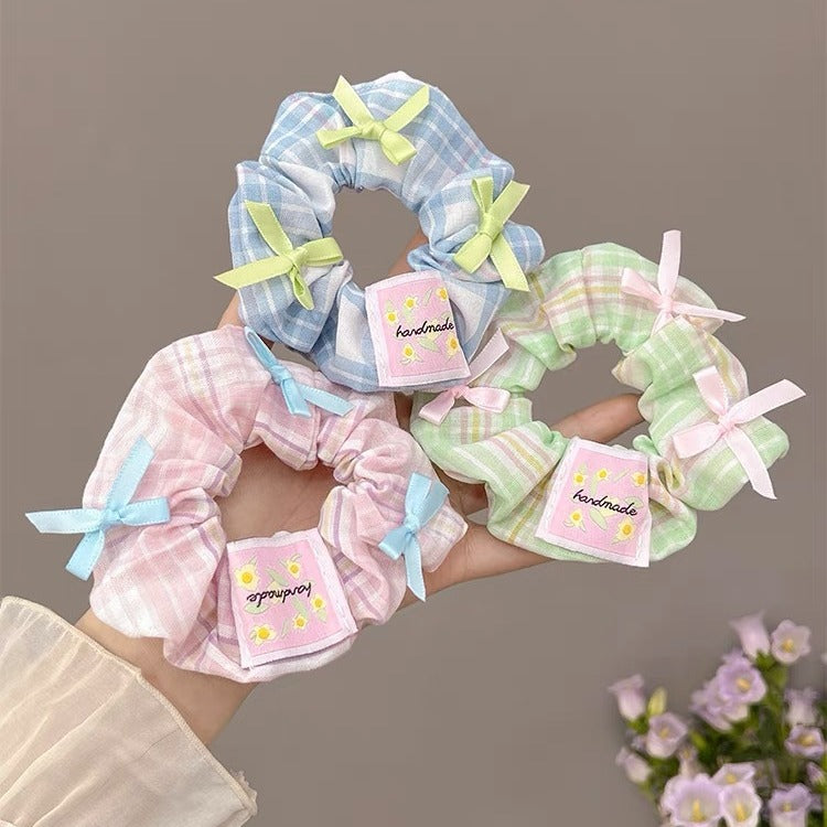 Summer Sweet Lace Scrunchie Hair Tie - Elegant Floral Hair Accessory
