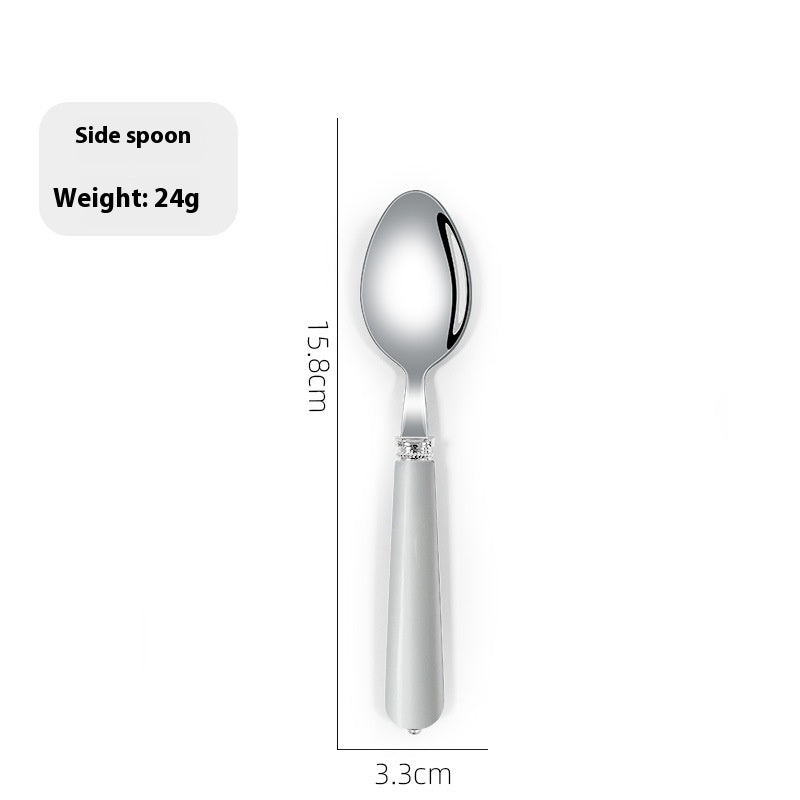 Luxury Nordic Style Household Kitchen Cutlery Set - Portable Knife Fork Spoon
