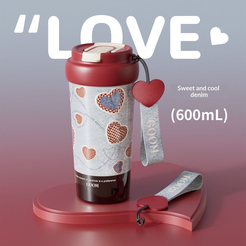 Women’s Thermal Water Bottle with Straw - 410ml to 680ml Insulated Drinkware