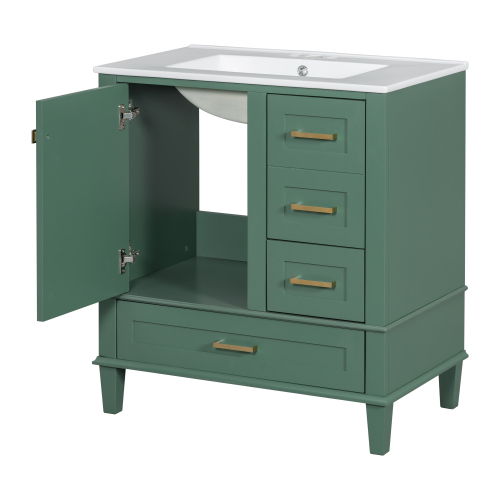 30" Bathroom Vanity Set with Sink Combo and Soft Closing Door