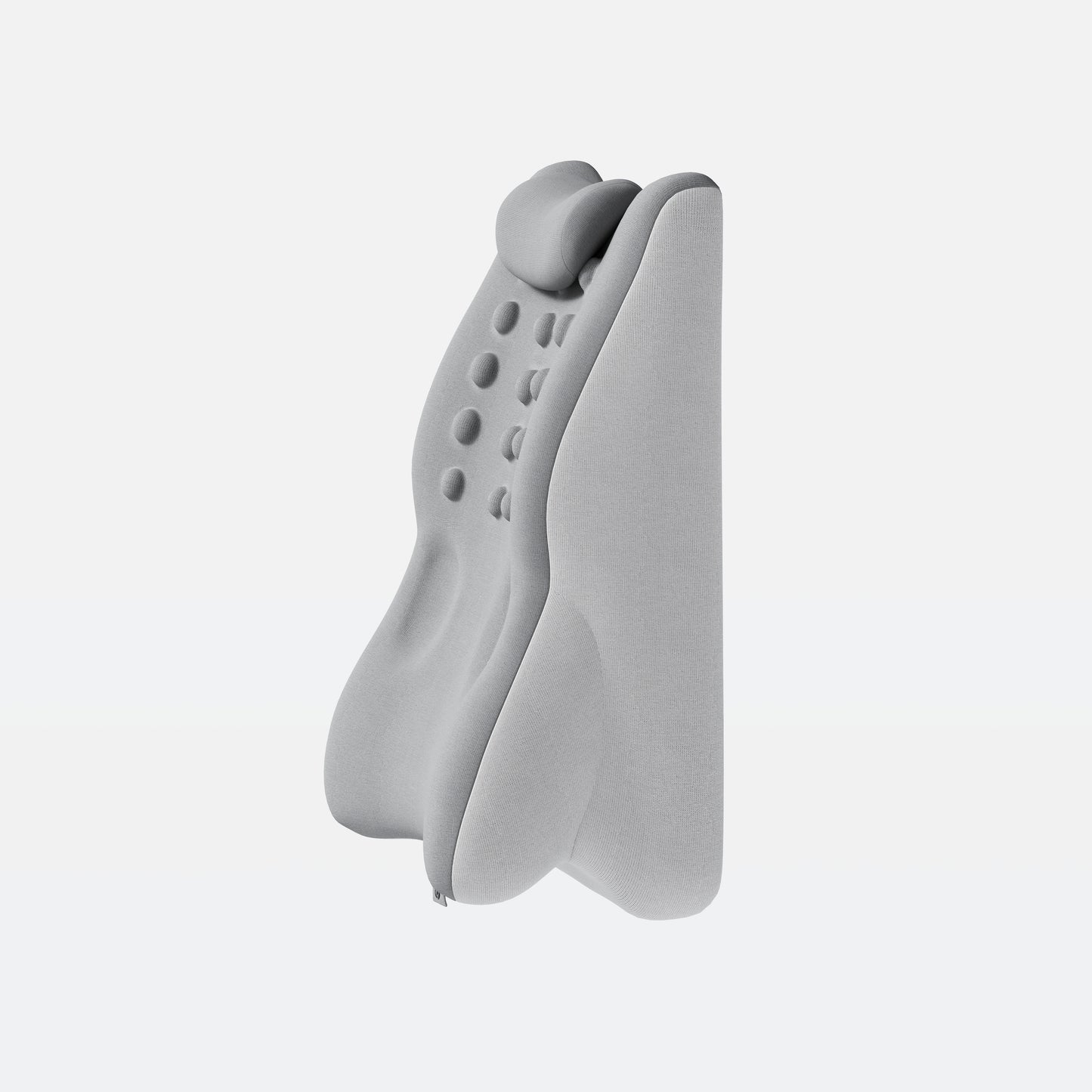 Ergonomic Memory Foam Support Pillow for Couples - Grey