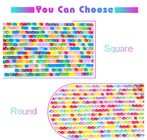 Diamond Painting Animal Art Kit - Square & Round Diamond Embroidery for Home Decor