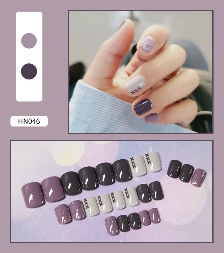 Fake Nail Art Patches - Wearable Nail Decorations for DIY Manicure