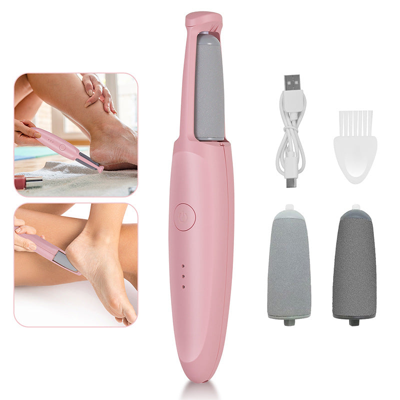 Rechargeable Electric Foot Grinder Heel Callus Remover Pedicure Skin Exfoliator