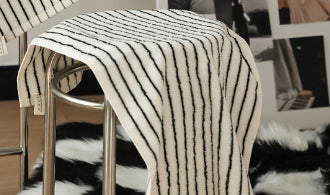 Cotton Striped Bath & Face Towels - Combed Cotton Home Textiles