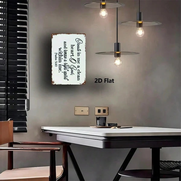 Spiritual Purification Sign - Inspirational Rustic Wall Decor