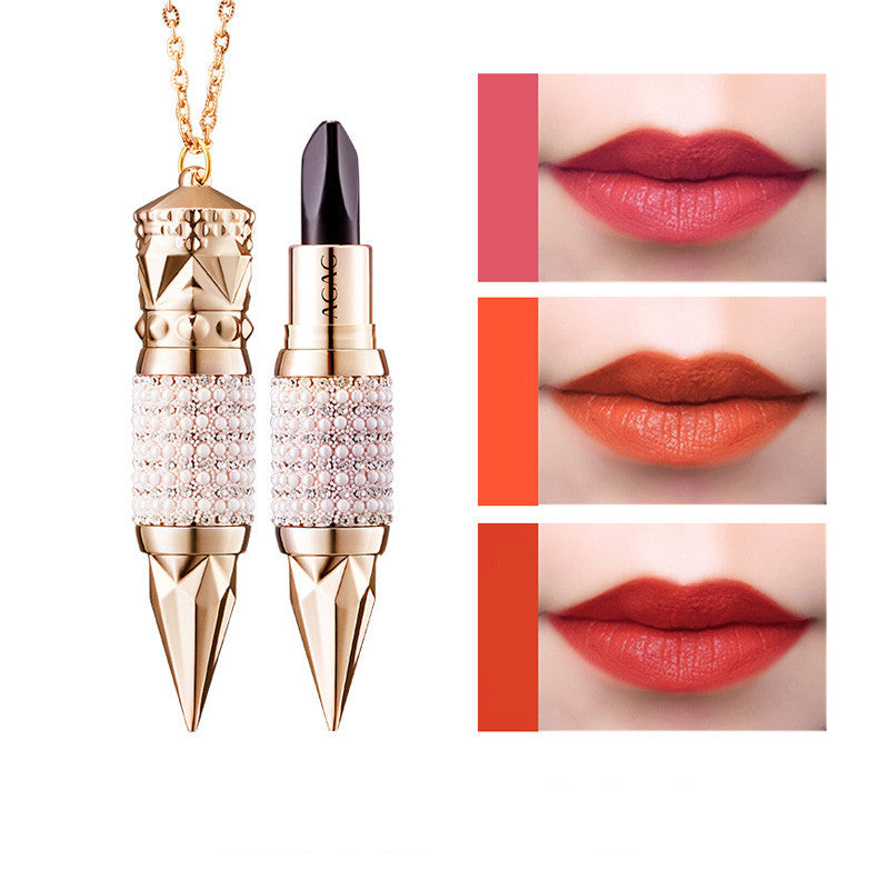 Waterproof Non-Fading Lipstick with Carotene & Vitamin E - Moisturizing Lip Color