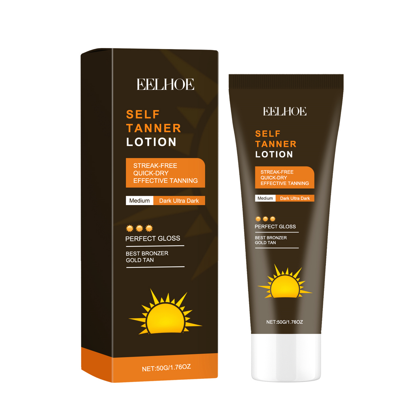 Self Tanning Lotion - Hydrating Quick Tan for Radiant Healthy Skin