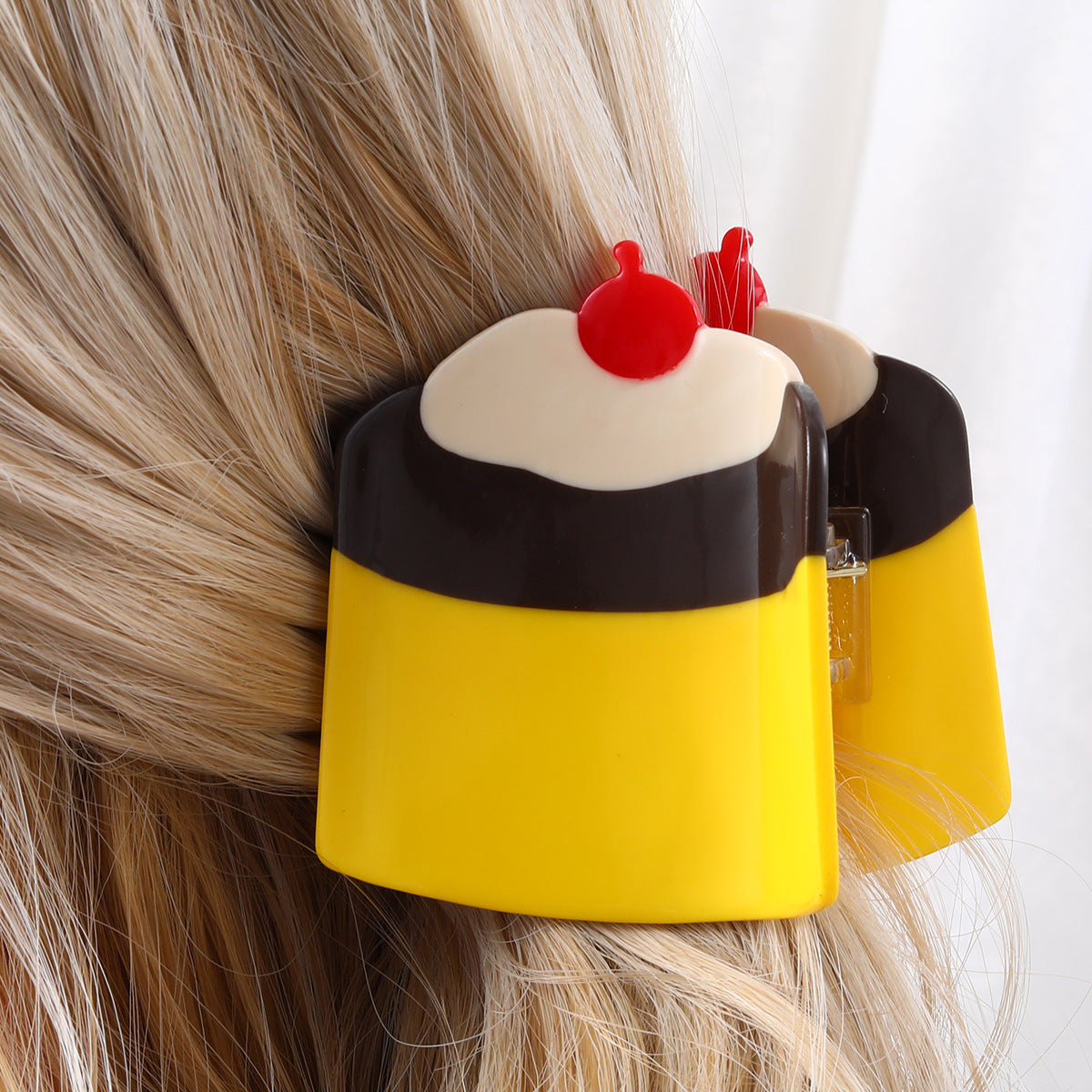 Hamburger Ice Cream Acetate Hairpin