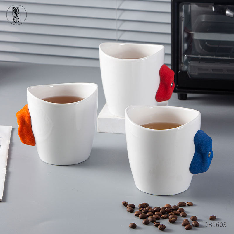 Large-Capacity Ceramic Drinking Cups - Modern & Minimalist Kitchenware