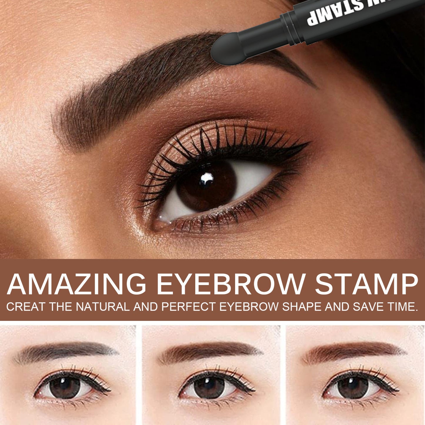 Eyebrow Printing Pen Set Waterproof Quick Makeup Natural Hairline - 3g