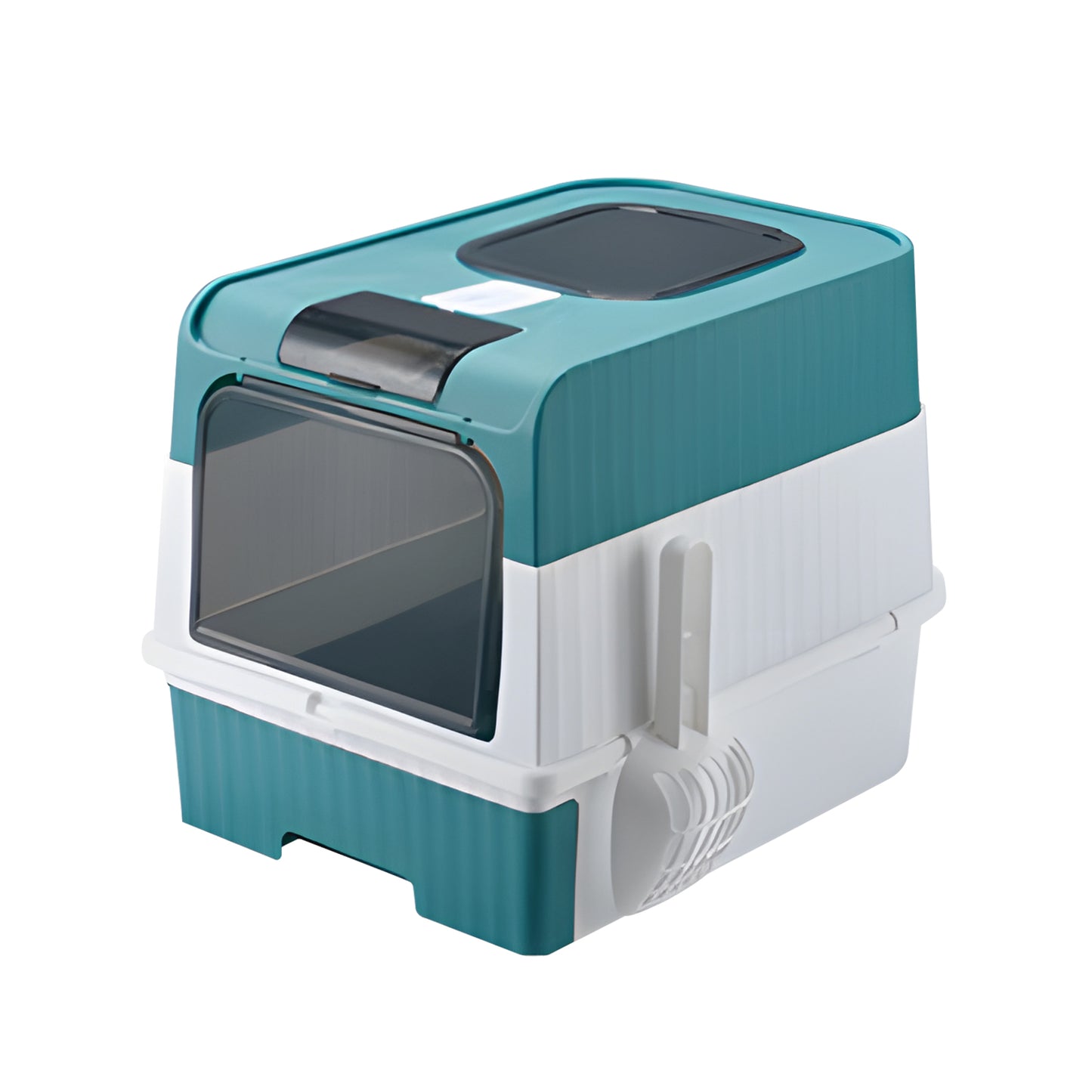 Self Pickup Cat Litter Box with Magic Cube Design - Multiple Colors Available