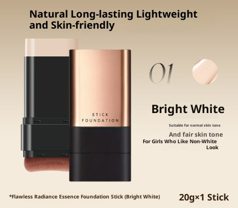Water Light Eraser Stick Foundation - Bright White & Natural Colors
