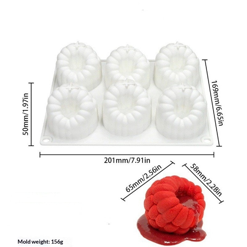 Silicone Fruit Candle Mold for Baking and Crafting - Assorted Shapes & Sizes