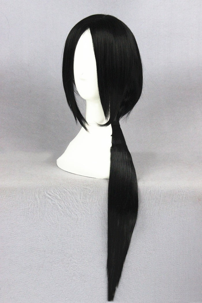 75cm Middle Part Cosplay Wig - Black