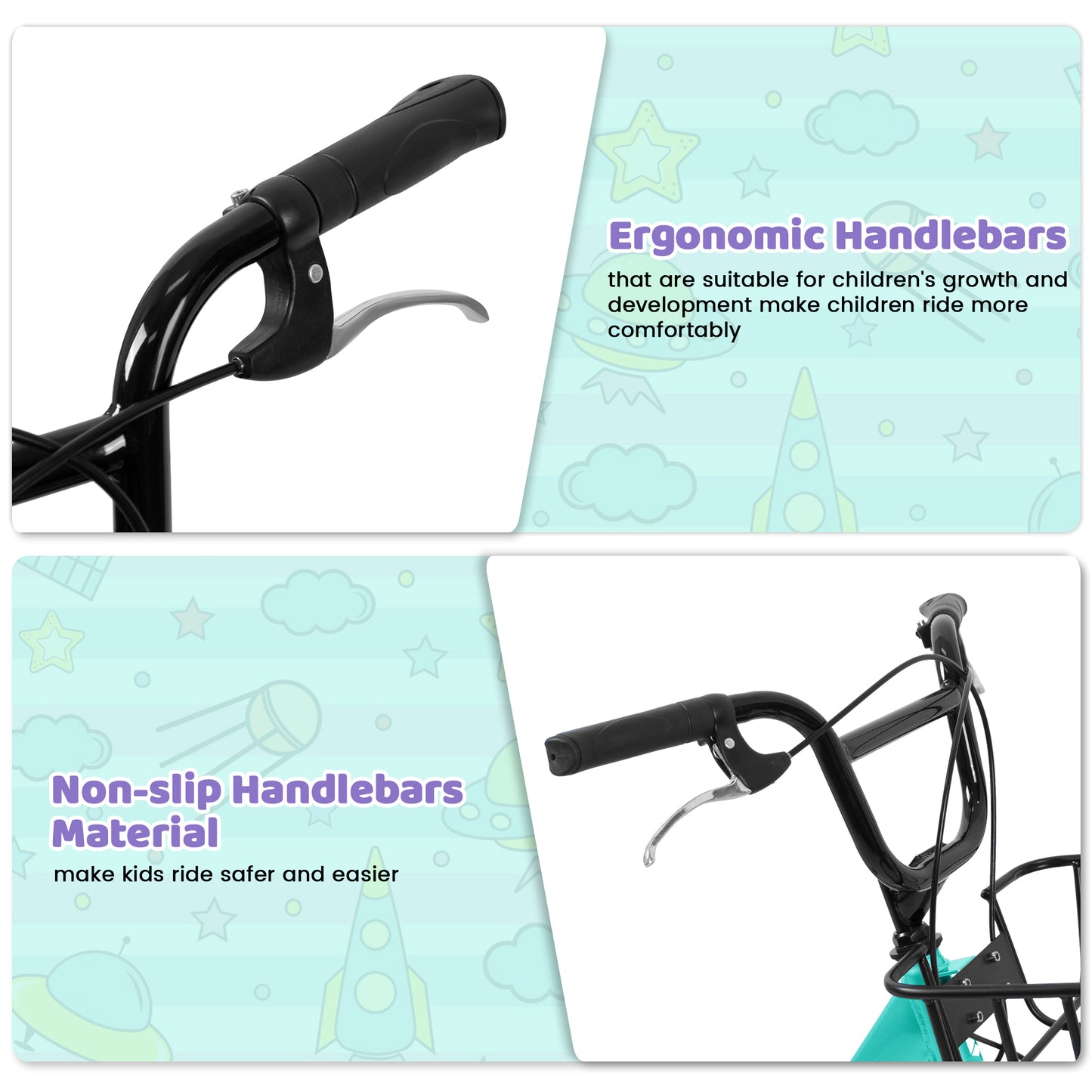 20-Inch Kids Bike for Boys & Girls - Lightweight Steel Frame