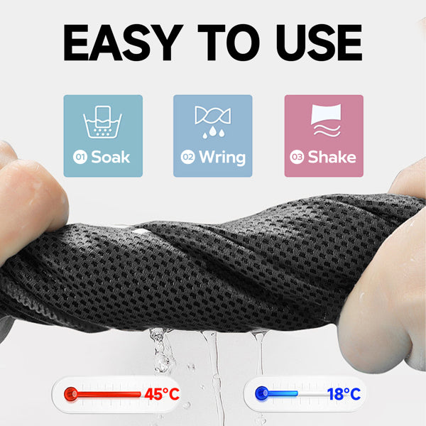 Cooling Towel Set - Soft Microfiber Ice Towels for Sports & Fitness